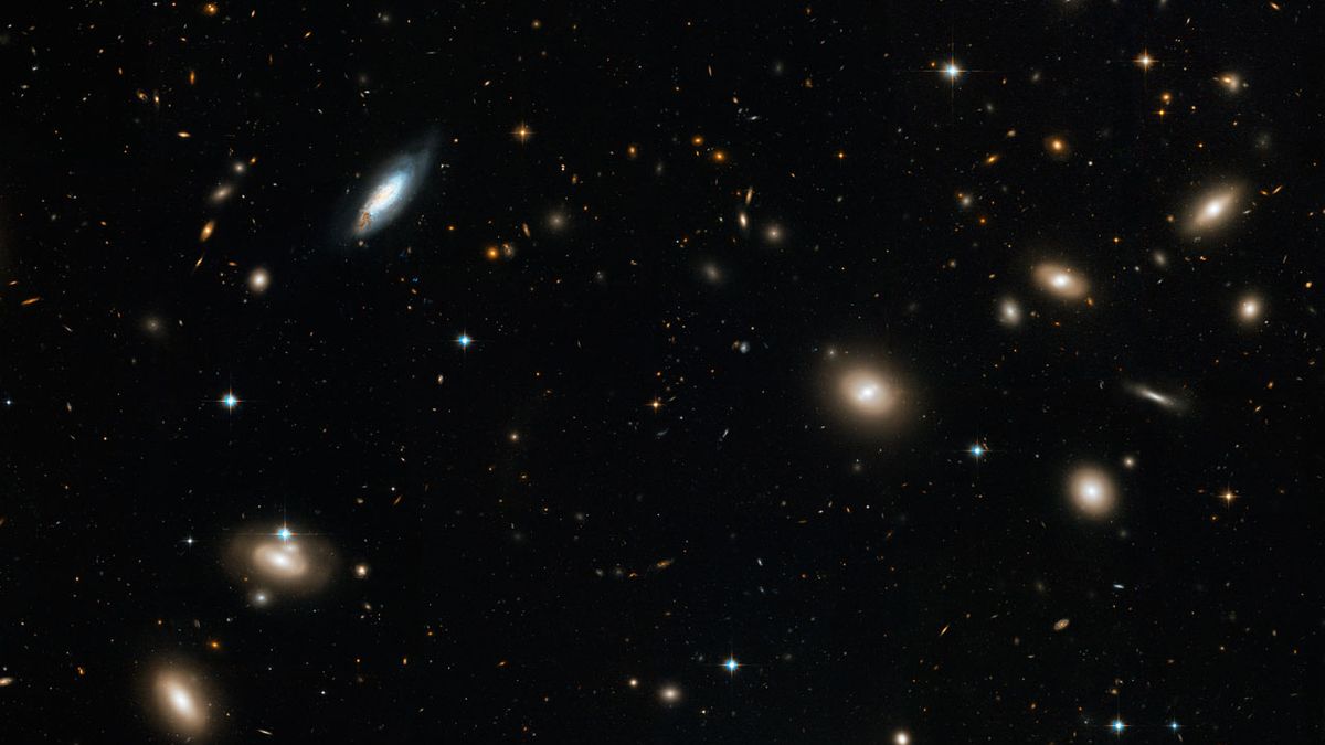 galaxies scattered across the vast abyss of space.