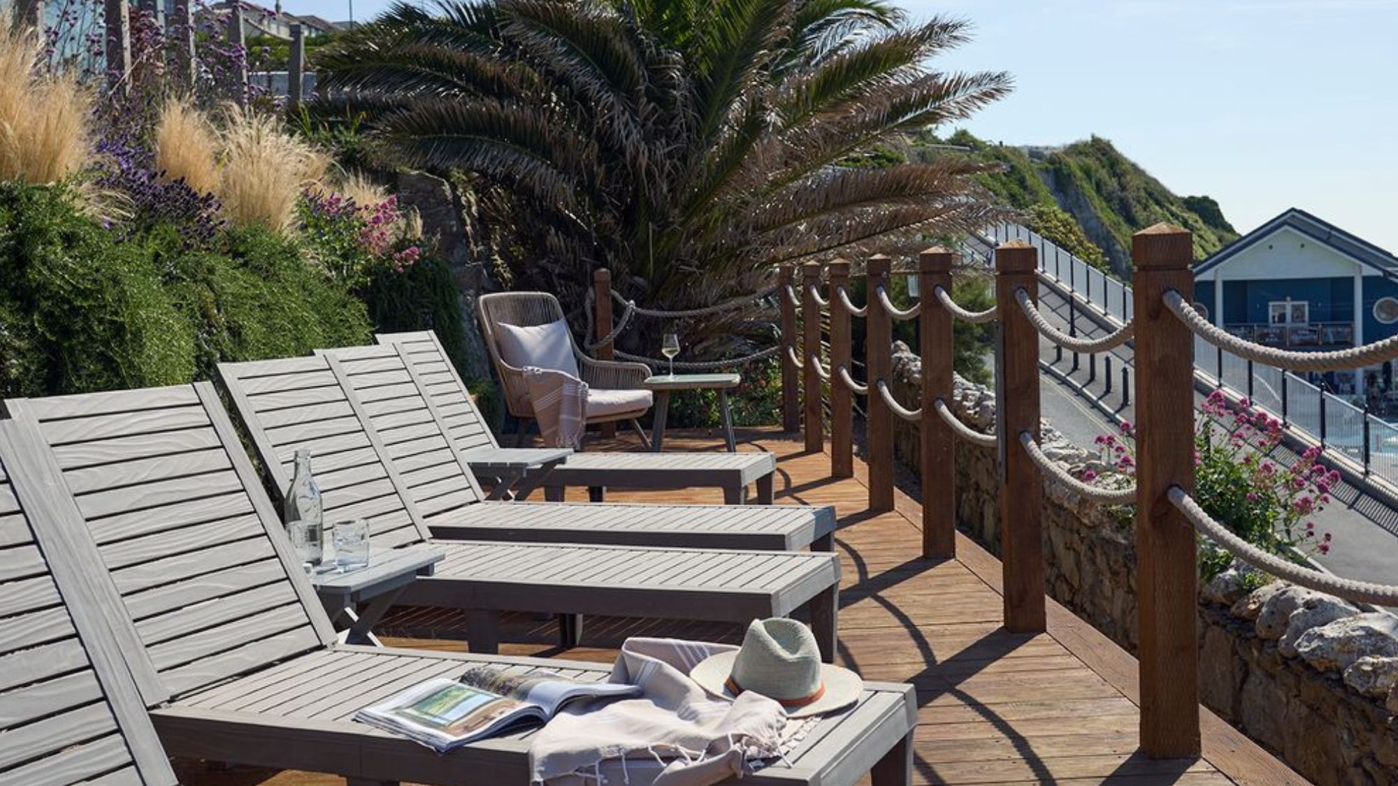 The Terrace - deckchairs