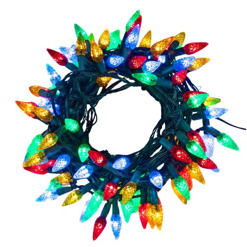 Colorful fairy lights