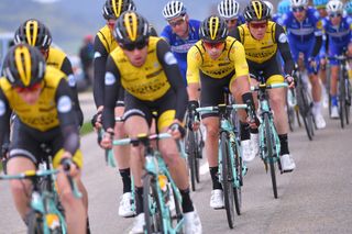 Race leader Primoz Roglic (LottoNl-Jumbo)