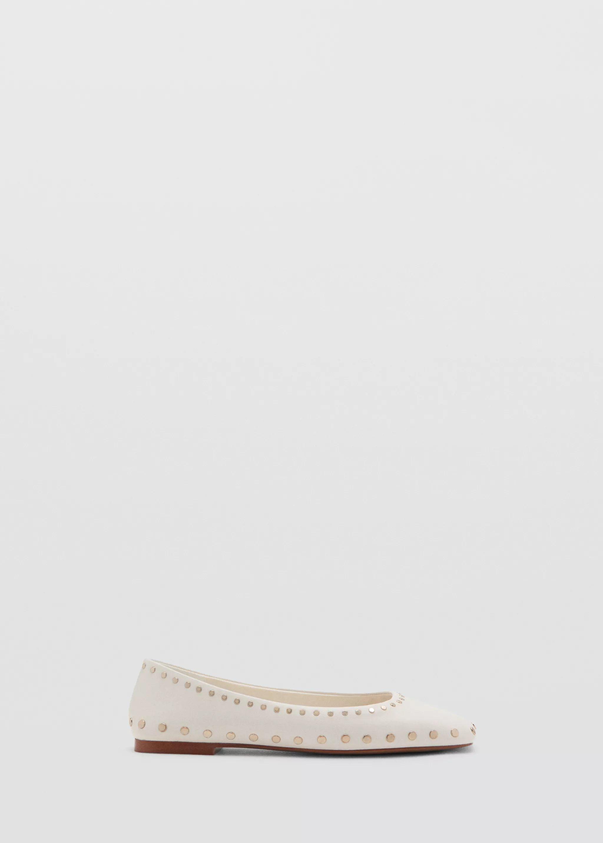 Studded Ballet Flats - Women | Mango Usa