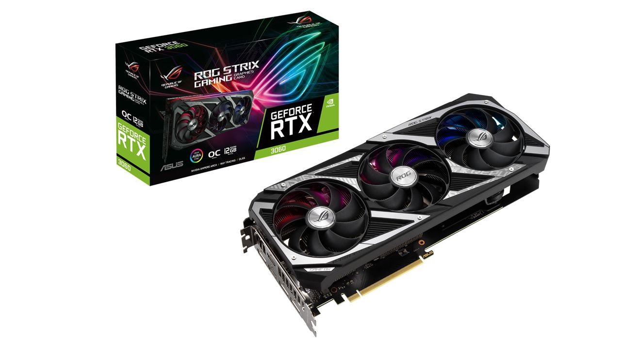 Asus GeForce RTX 3060 graphics card lineup