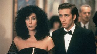 Cher and Nicolas Cage in Moonstruck.