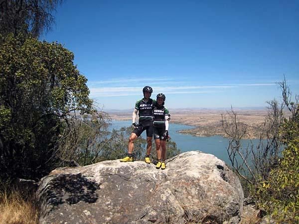 Mike Broderick and Mary McConneloug at Lago Rapel, Chile.