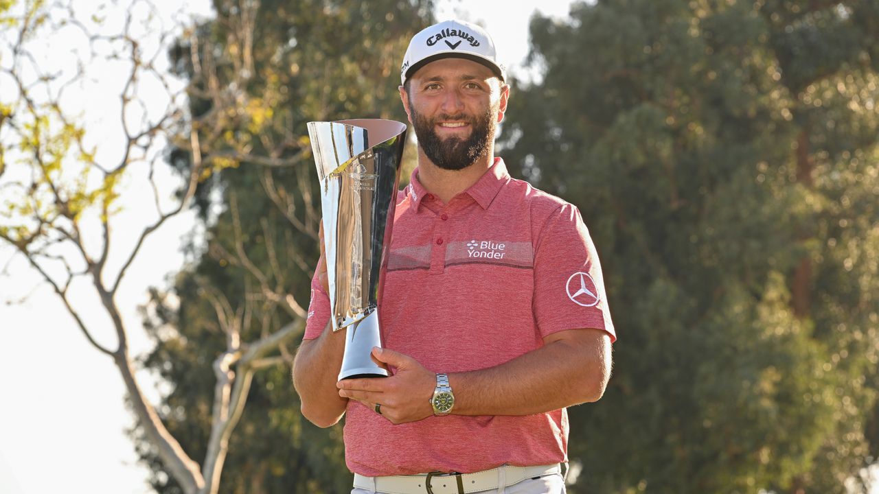 Jon Rahm after his win at the 2023 Genesis Invitational