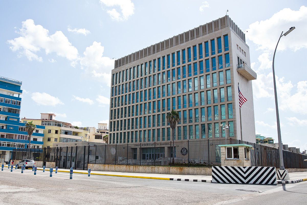 The US embassy in Havana cuba