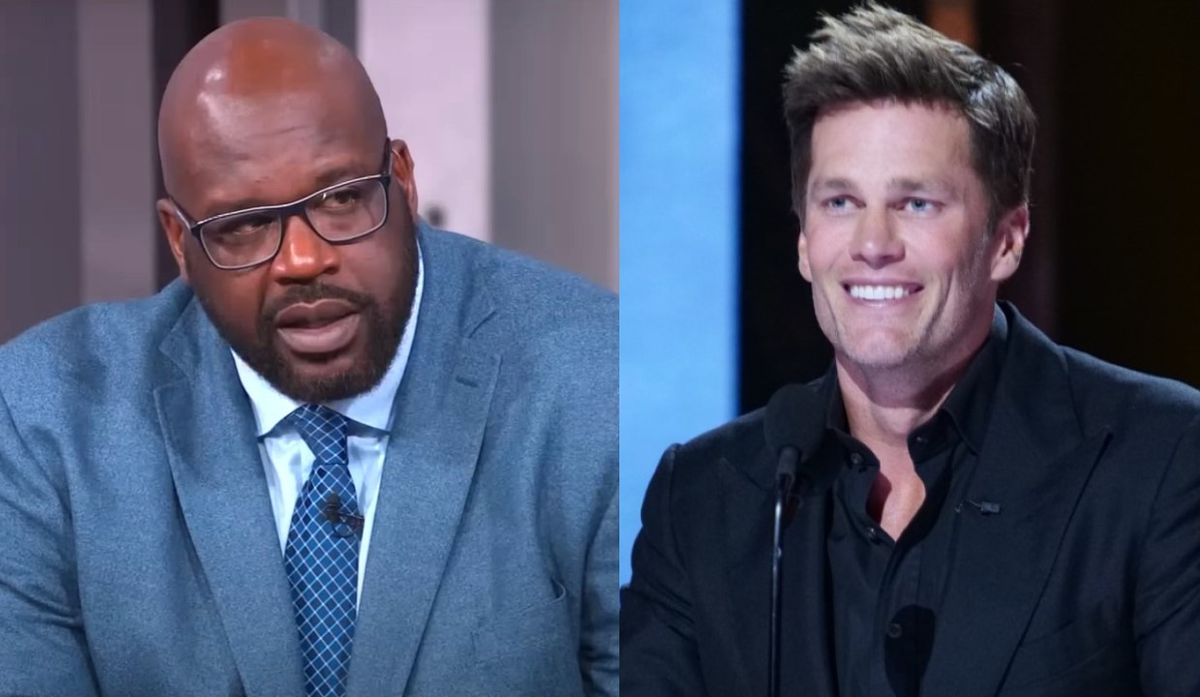 Shaquille O&#039;Neal on Inside the NBA and Tom Brady on The Roast of Tom Brady.