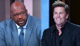 Shaquille O&#039;Neal on Inside the NBA and Tom Brady on The Roast of Tom Brady.