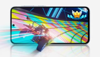 Samsung Galaxy A55 display and gaming performance.
