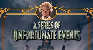 A Series of Unfortunate Events audiobook cover