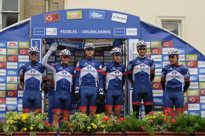 Team UK Youth at the start