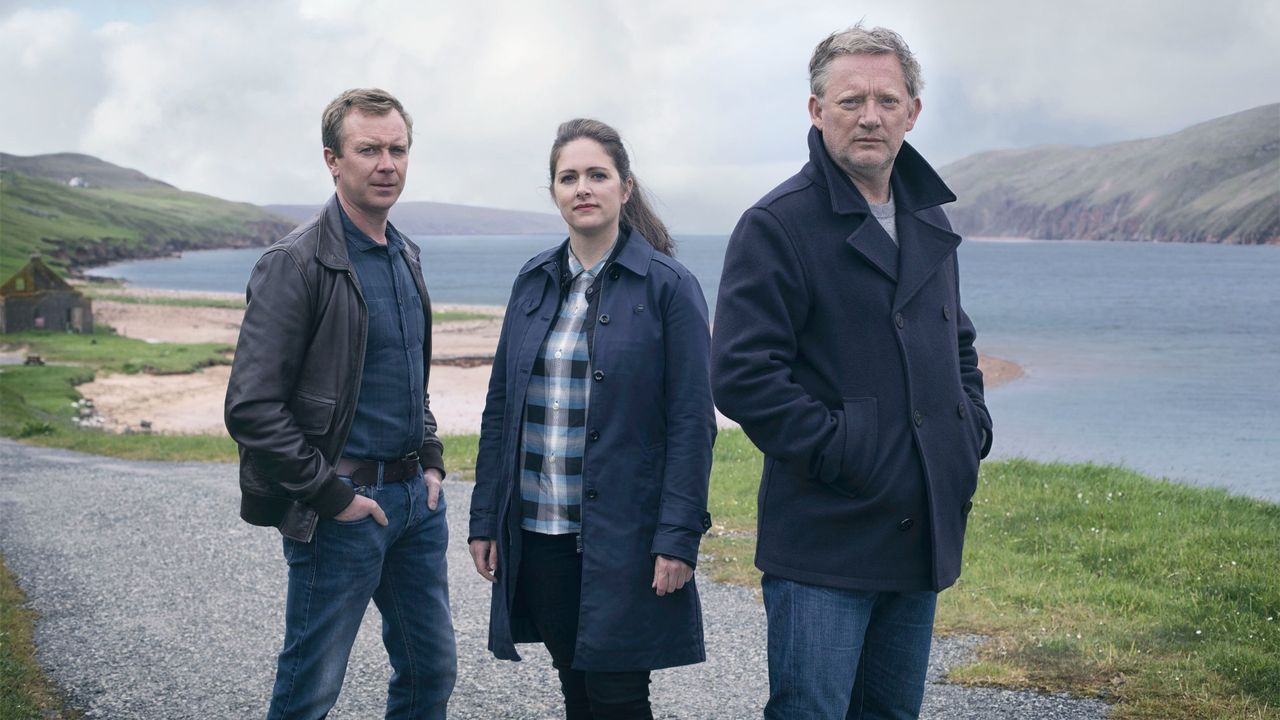 Shetland cast including Steven Robertson, Alison O&#039;Donnell and Douglas Henshall