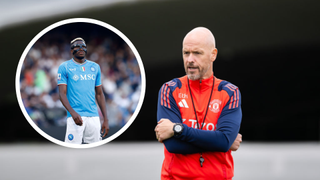 LOS ANGELES, CALIFORNIA - JULY 26: Manager Erik ten Hag of Manchester United arrives ahead of a first team training session as part of their pre-season tour of the USA at UCLA on July 26, 2024 in Los Angeles, California. (Photo by Ash Donelon/Manchester United via Getty Images)