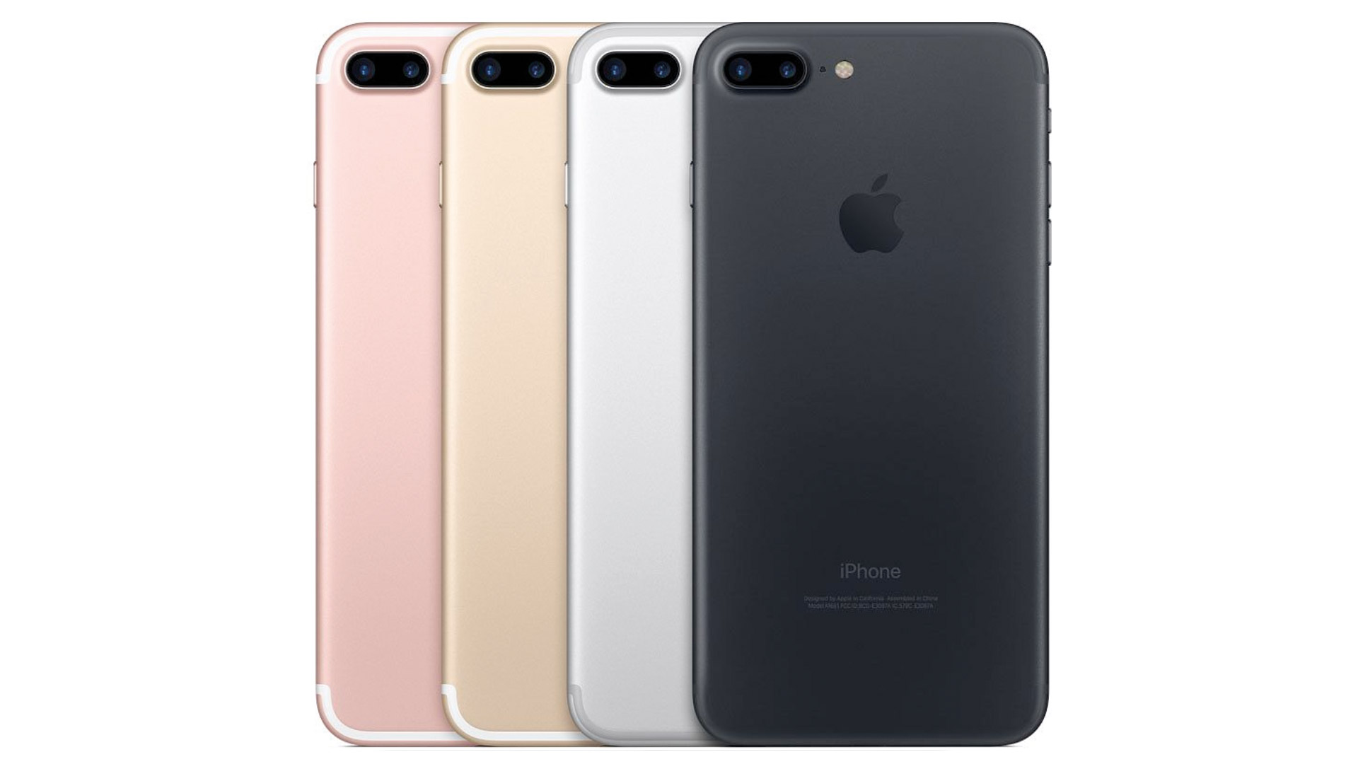 Selection of four iPhone 7 Plus phones