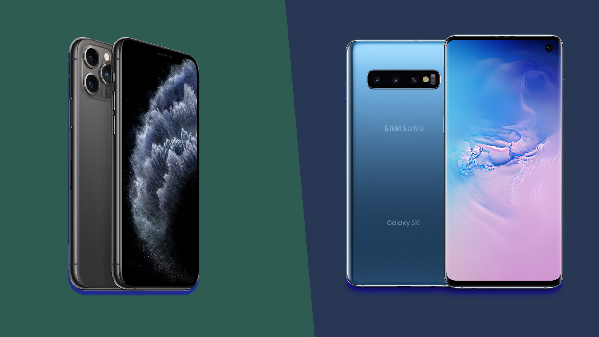 Investeren Staren Plunderen iPhone 11 Pro vs Samsung Galaxy S10: which is the right phone for you? |  TechRadar
