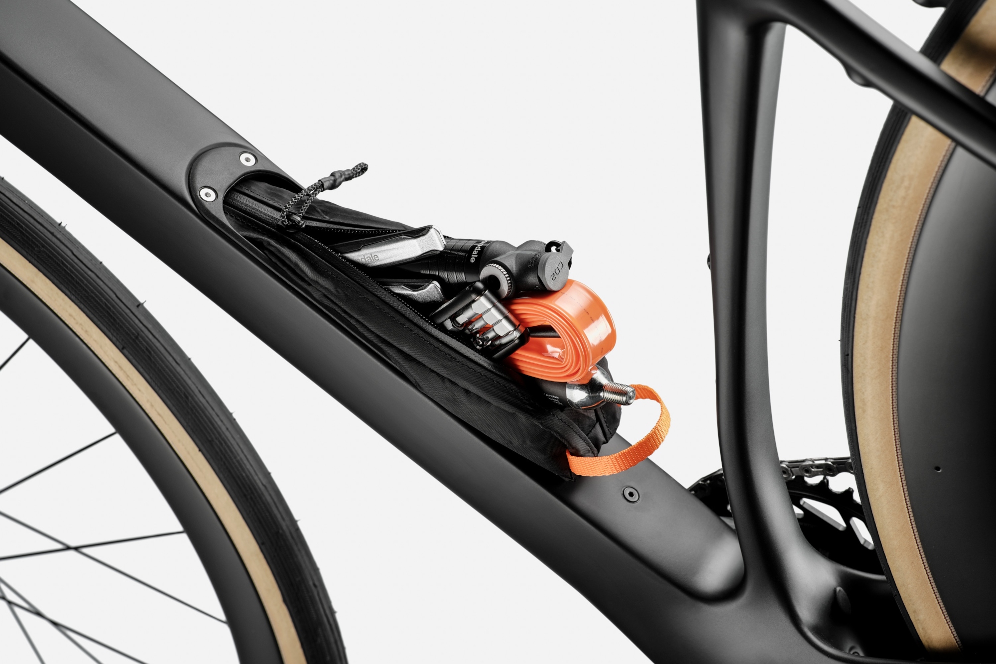 Detail of the StashPort on the Cannondale Synapse