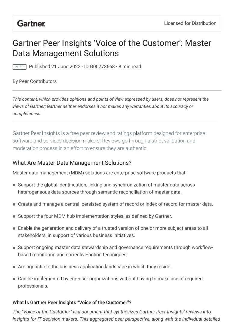 Gartner Peer Insights Voice Of The Customer Itpro 2879