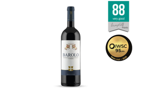 a bottle of Barolo lidl wine