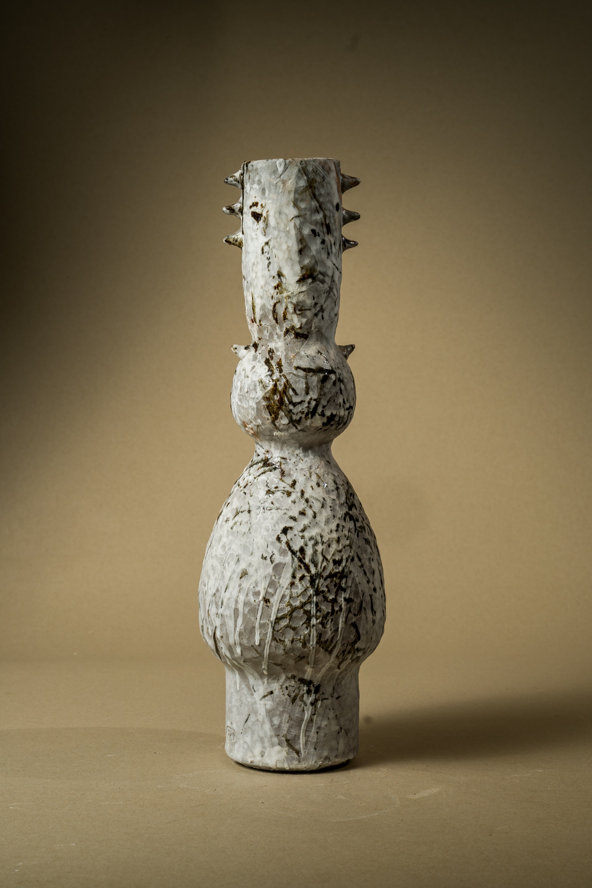 totemic clay vessel