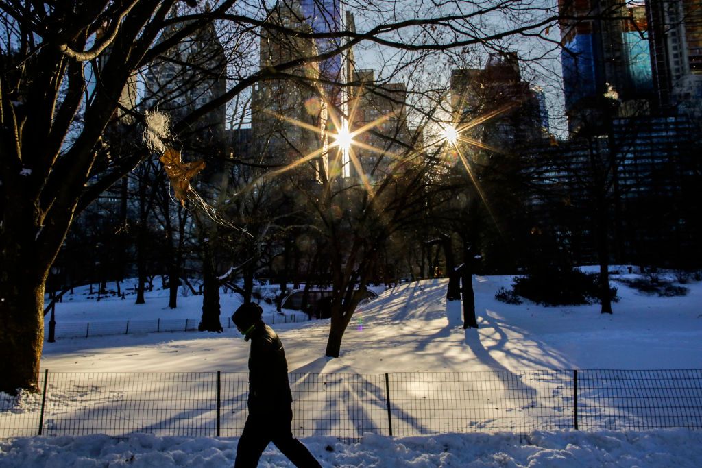 Cold snap in New York City