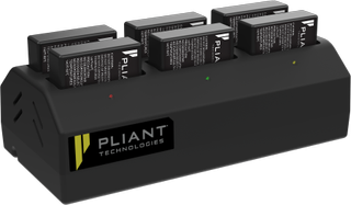 Pliant Technologies - New CrewCom Six-Bay Battery Charger, PBT-6BAY-01