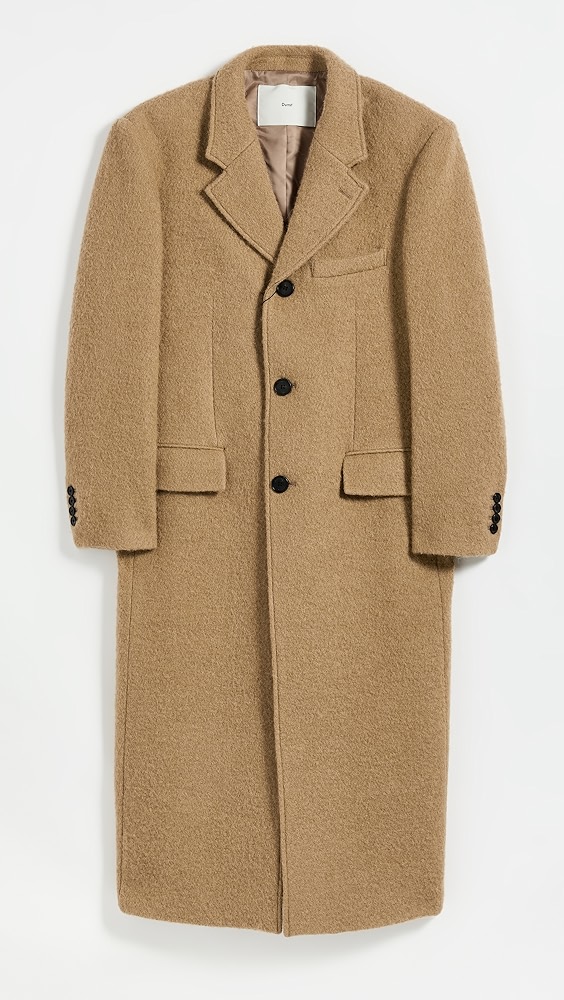 Dunst 2-Way 3 Button Boucle Wool Coat