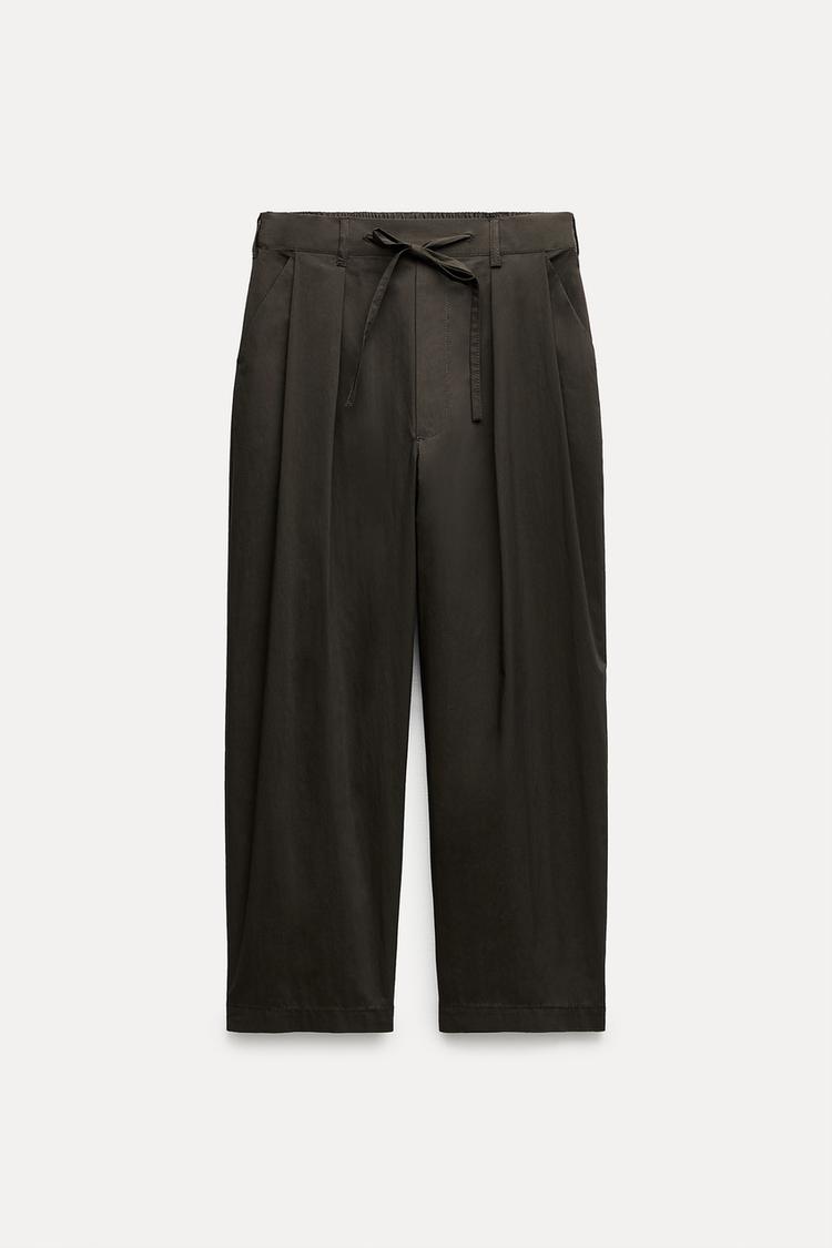 ZW COLLECTION PLEATED DRAWCORD PANTS