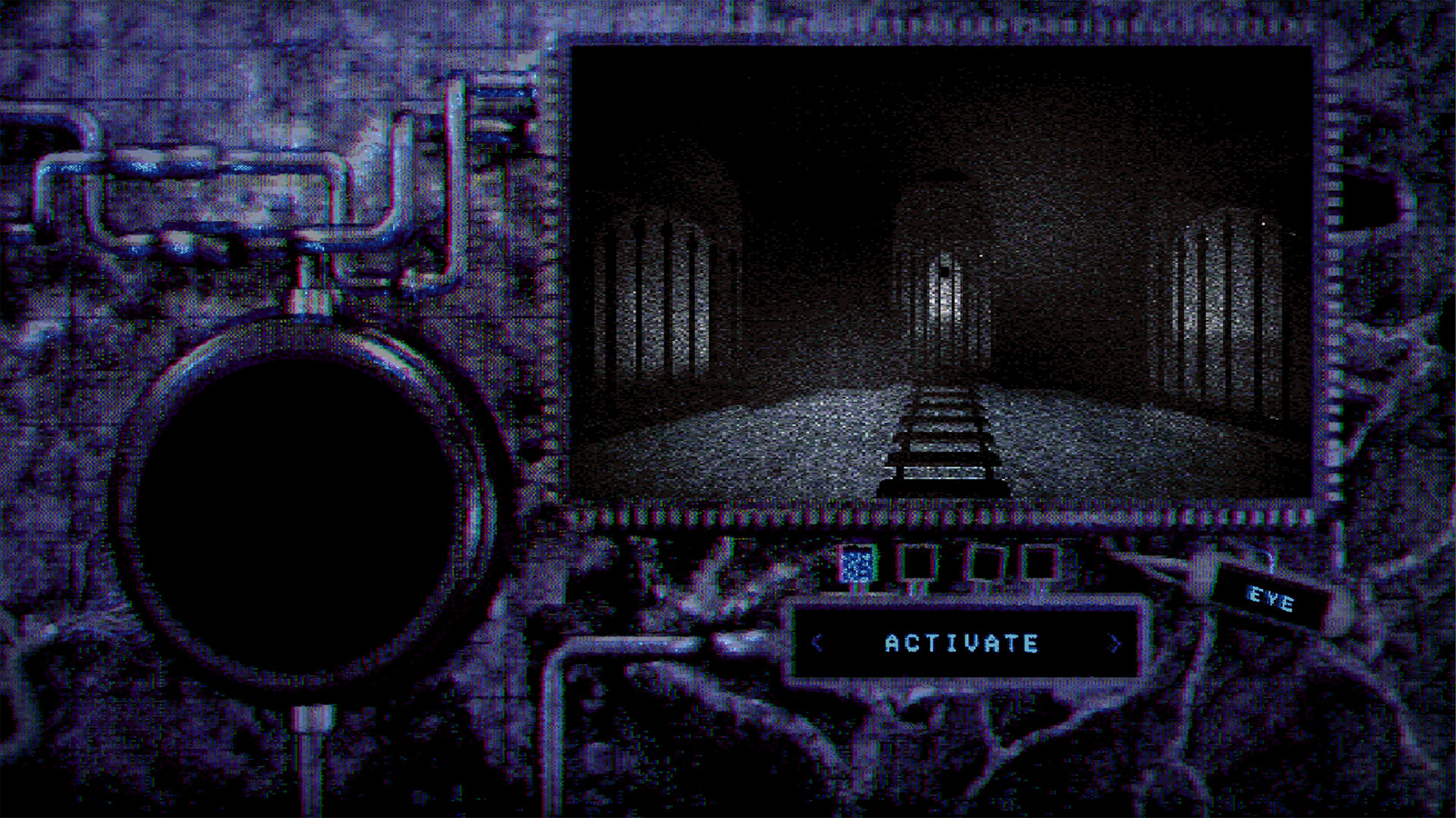 A sceen from game The House Before, a PS1-era low poly adventure game