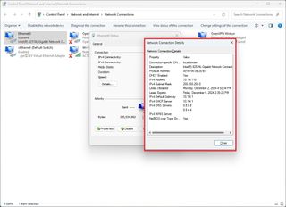 Network Connection Details