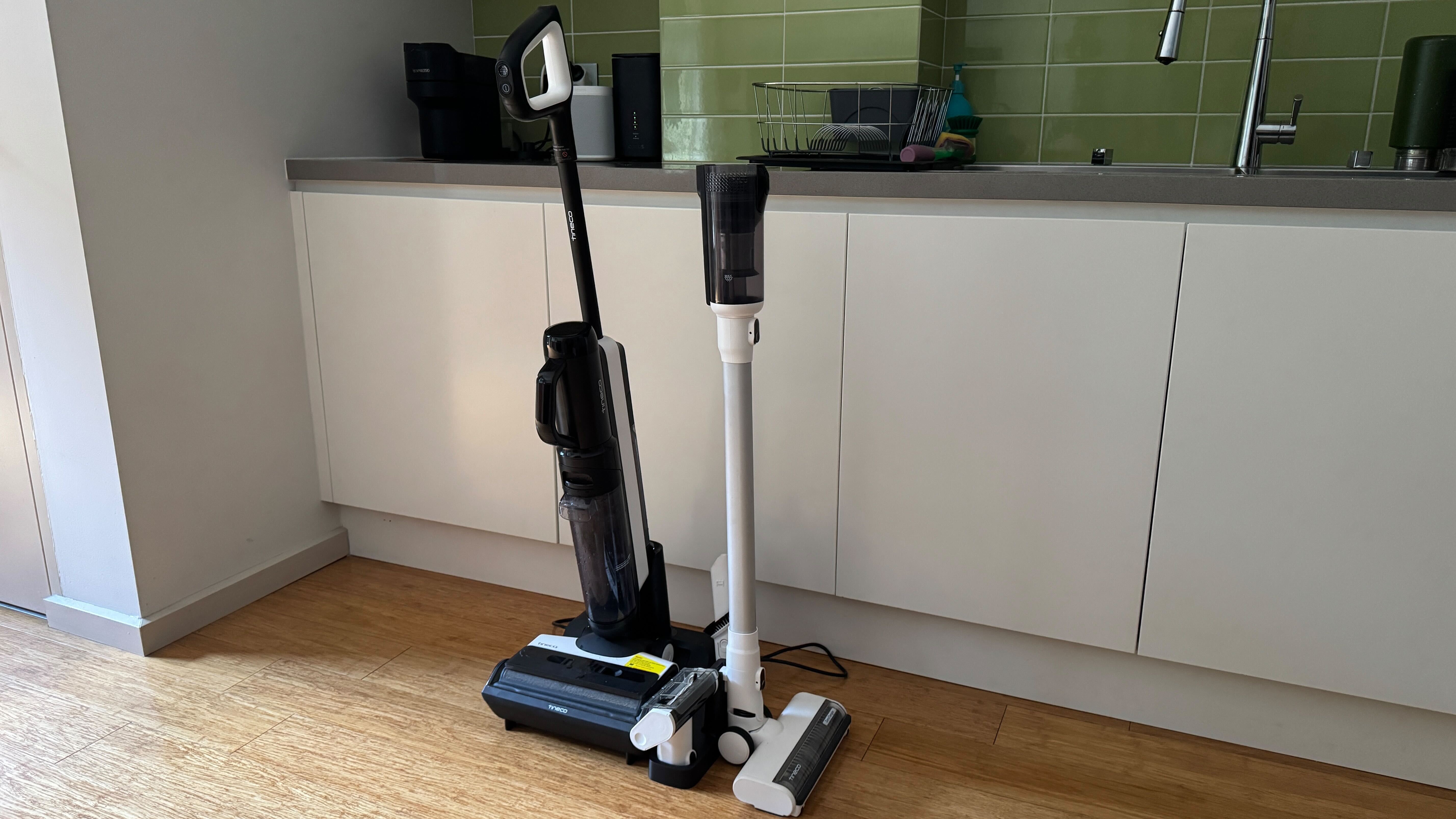 Tineco Floor One Switch S6 docking cradle with all attachments