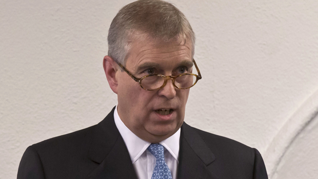 Prince Andrew in Davos, Switzerland, 2015