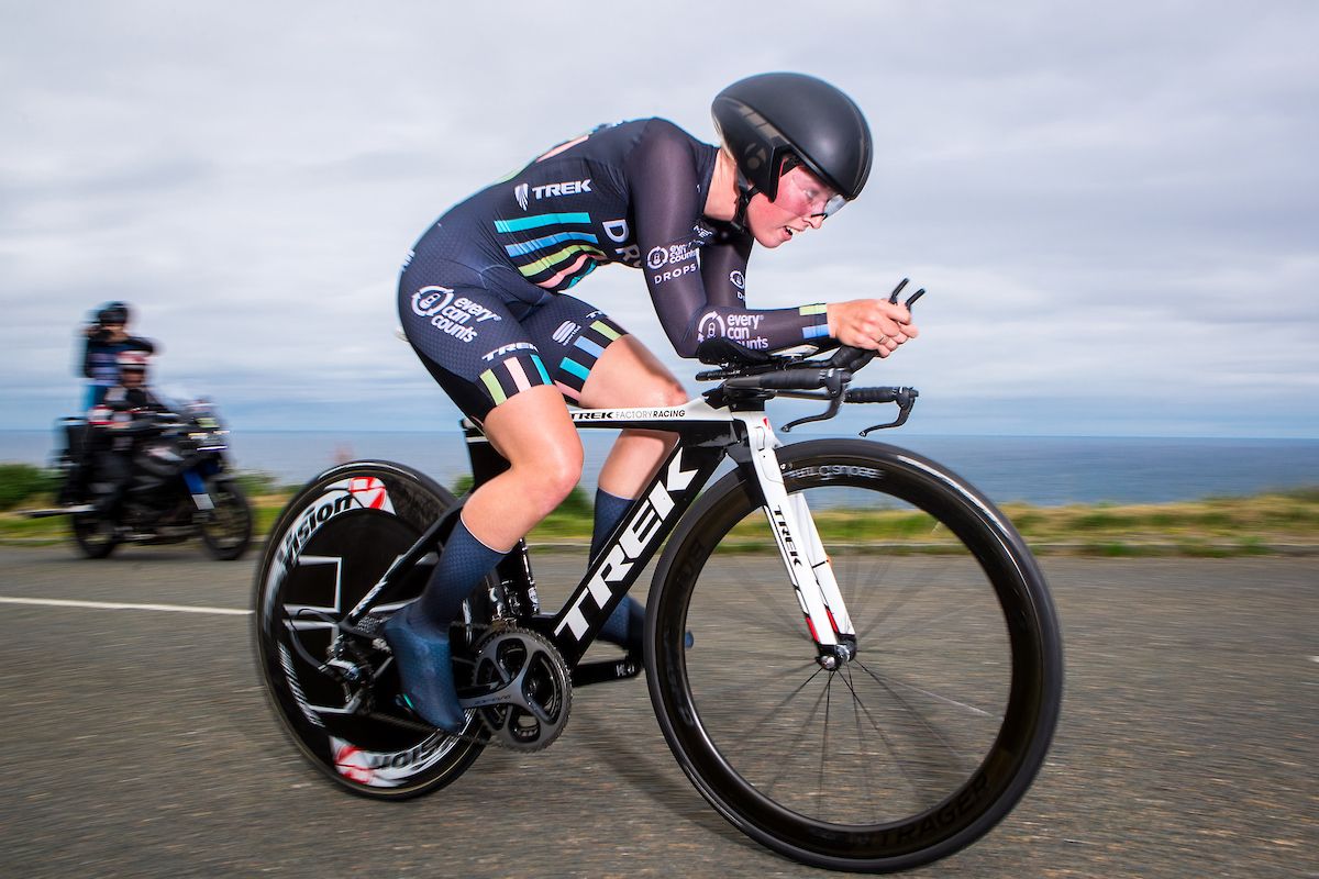 Alice Barnes made it onto the under 23 podium