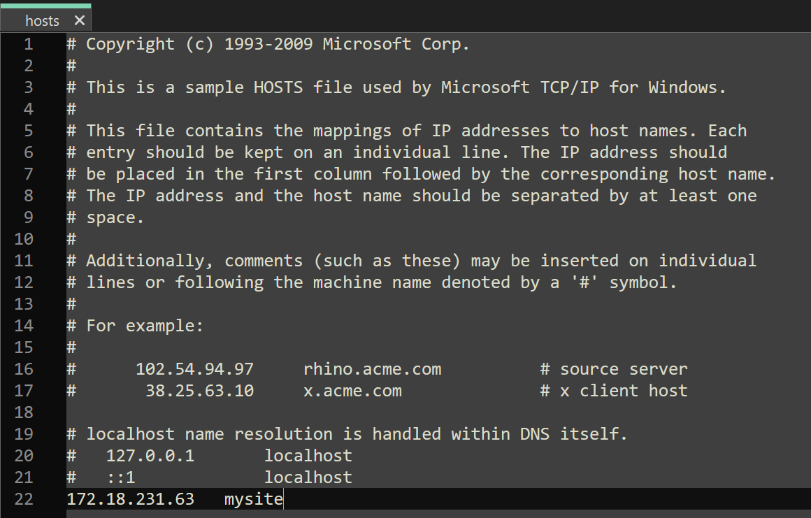 Assign an IP address to your domain name