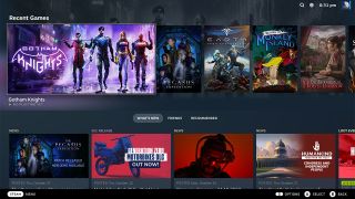 Den nye desktop Steam Big Picture UI