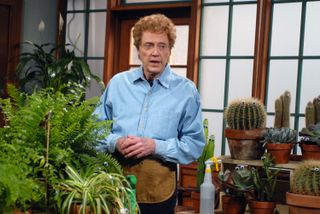 Christopher Walken gardening in a skit on snl