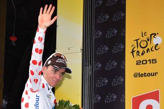Romain Bardet earned polka dots during stage 19