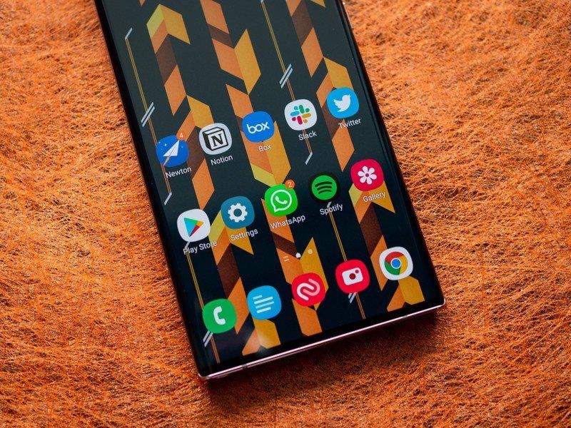 Samsung Galaxy Note 20 Ultra screen