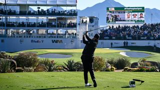 Shane Lowry takes a shot at the Phoenix Open