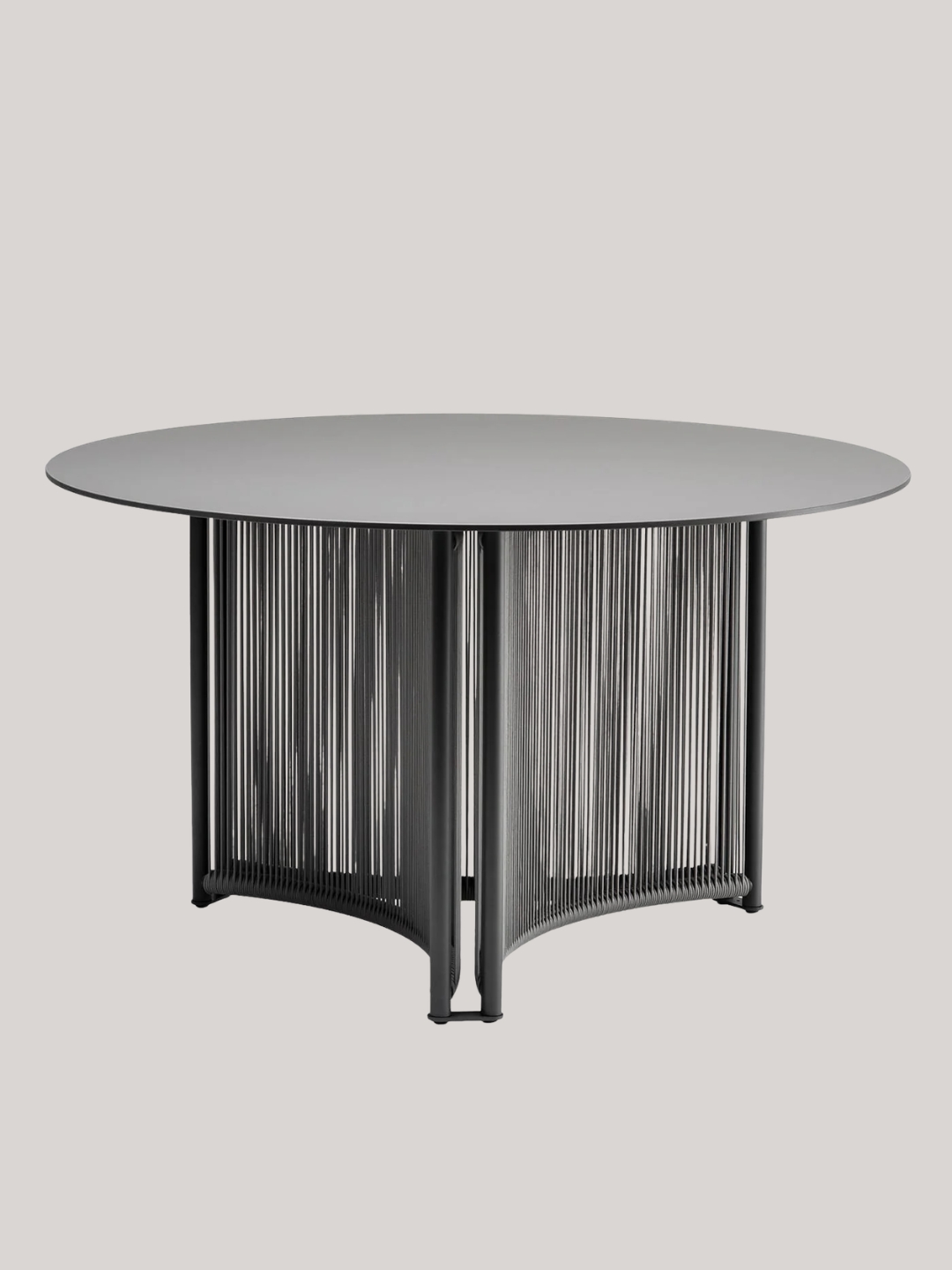 Chairs &amp;amp; More, Altana T-Ro Round Gray Table by Antonio De Marco