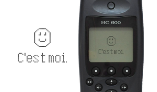emoticon on 1997 mobile phone