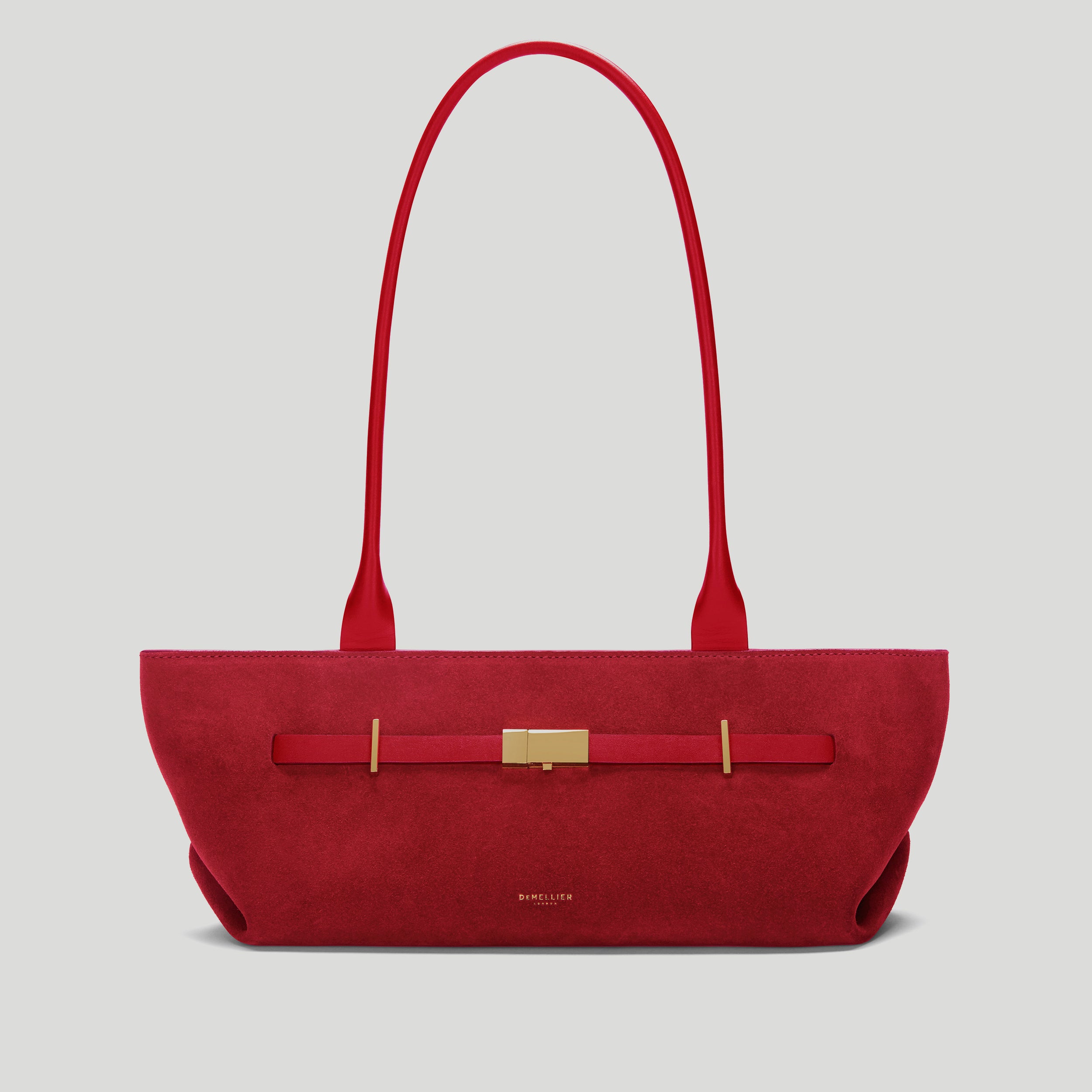New York Shoulder | Berry Red Suede | damelier