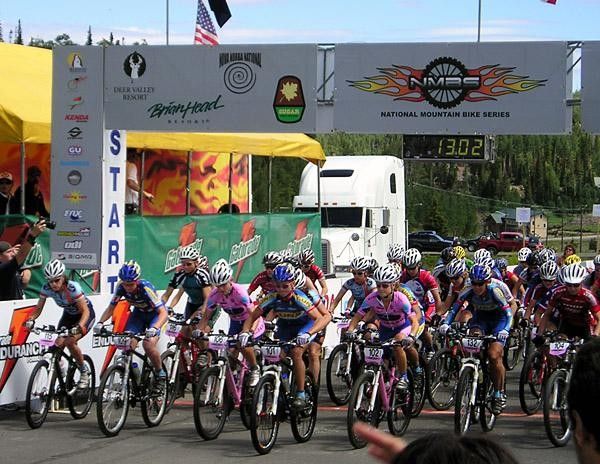 The women&rsquo;s field launches for the XC