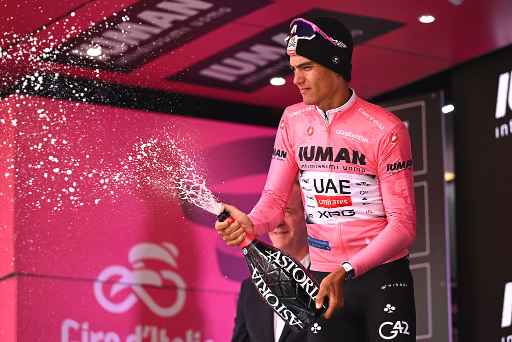 Isaac del Toro leads the overall classification at the Giro d'Italia after stage 15