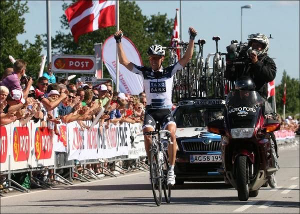 Nicki S&oslash;rensen (Saxo Bank) wins his national title