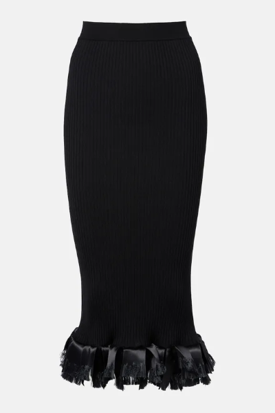 Fforme, Riley Wool-Blend Midi Skirt
