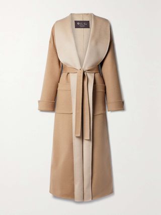 Capp Guilmar Belted Camel Hair and Wool-Blend Coat