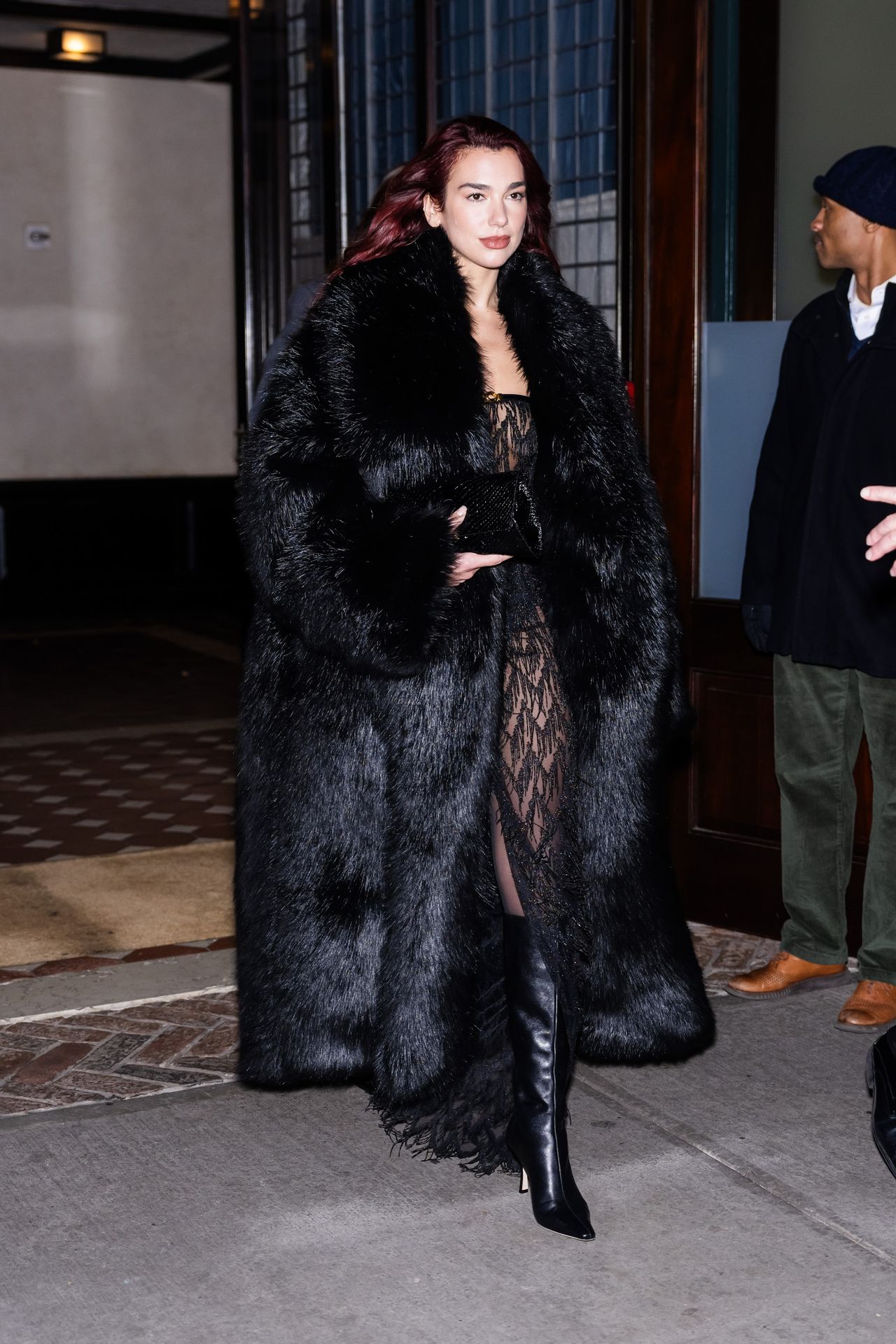 NEW YORK, NEW YORK - NOVEMBER 28: Dua Lipa is seen in Tribeca on November 28, 2023 in New York City. (Photo by Gotham/GC Images)