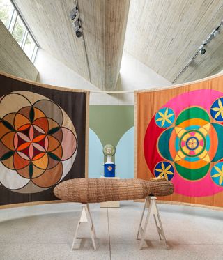 textile and woven art on display at Yorkshire Sculpture Park