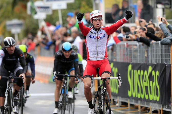 Alexander Kristoff (Katusha) wins Milan-San Remo