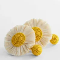 Daisy Raffia Earrings, was £15.99 now £11.99 | Mango